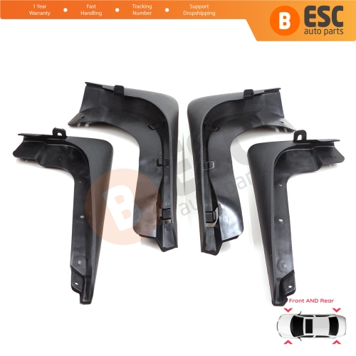 Front Rear Right Left Mud Flap Splash Guard for Mercedes V Class Vito W447 2014-On 4478900000 4478900100