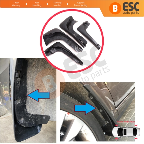 Front Rear Right Left Mud Flap Splash Guard for Mercedes V Class Vito W447 2014-On 4478900000 4478900100
