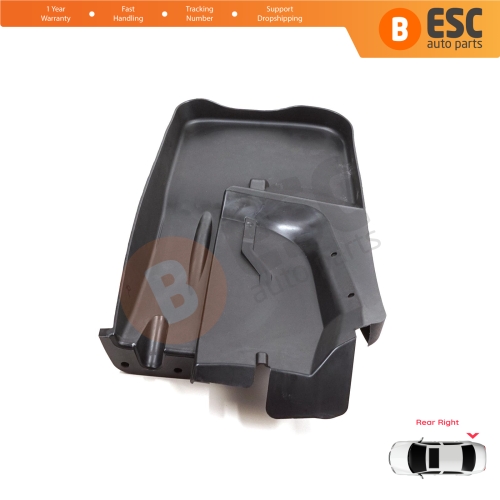 Rear Right Mud Flap Splash Guard for Mercedes Sprinter 907 910 VW Crafter SY SZ 2017-On A9078890300