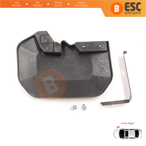 Front Right Mud Flap Splash Guard for Ford Transit MK8 T18 V363 FAD FBD FCD FDD FED 2013-On 1820756