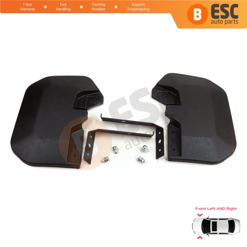 Front Left Right Mud Flap Splash Guard for Ford Transit MK8 T18 V363 FAD FBD FCD FDD FED 2013-On 1820756 1820757