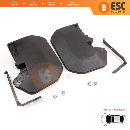 Front Left Right Mud Flap Splash Guard for Ford Transit MK8 T18 V363 FAD FBD FCD FDD FED 2013-On 1820756 1820757