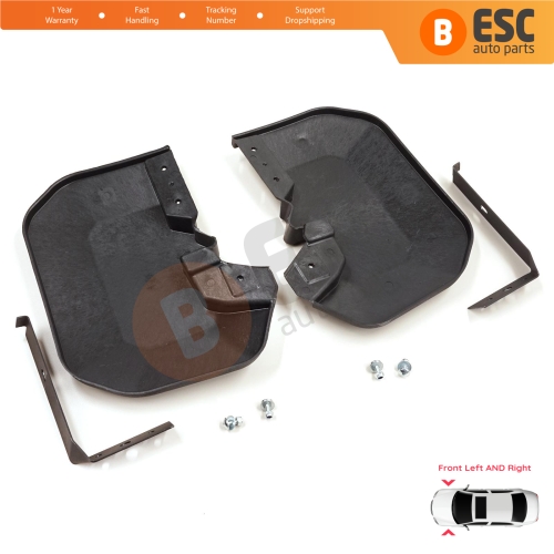 Front Left Right Mud Flap Splash Guard for Ford Transit MK8 T18 V363 FAD FBD FCD FDD FED 2013-On 1820756 1820757