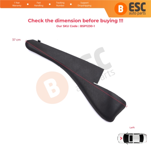 Windshield Moulding Trim Grille Bracket Strip Left for Renault Master MK3 Nissan NV400 Interstar Vauxhall Opel Movano B 668110012R