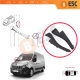 Windshield Moulding Trim Grille Bracket Strip Left Right for Renault Master MK3 Nissan NV400 Interstar Vauxhall Opel Movano B 668100009R 668110012R