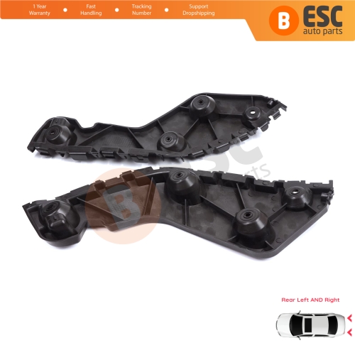 Rear Bumper Mount Holder Support Bracket Left Right for Renault Dacia Duster MK1 HS 2010-2017 622200010R 622210009R