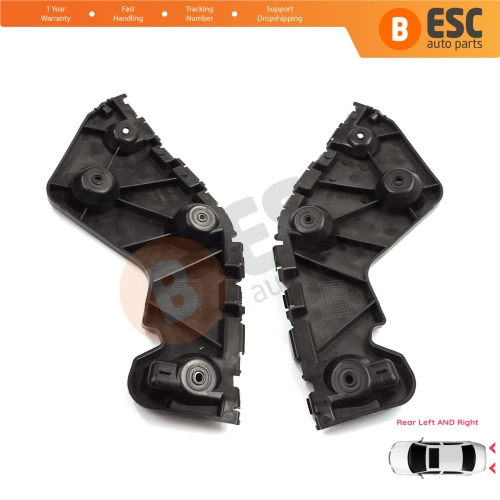 Rear Bumper Mount Holder Support Bracket Left Right for Renault Dacia Duster MK1 HS 2010-2017 622200010R 622210009R