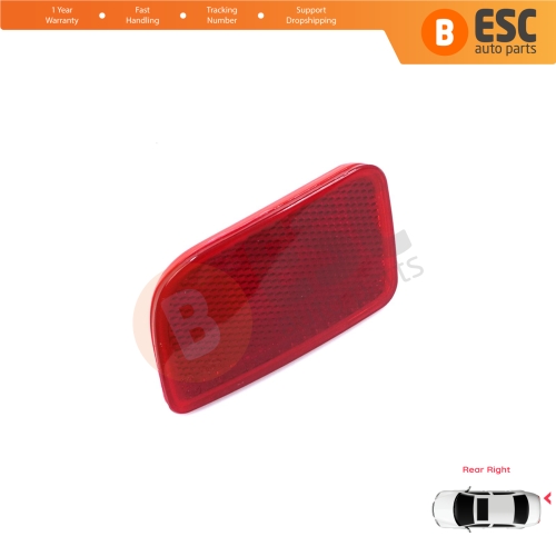 Rear Right Side Bumper Reflex Reflector for Renault Master 3 Scenic 2 Nissan NV400 Interstar Vauxhall Opel Movano B X62 8200152643