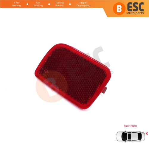 Rear Right Side Bumper Reflex Reflector for Renault Master 3 Scenic 2 Nissan NV400 Interstar Vauxhall Opel Movano B X62 8200152643