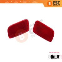 Rear Right Left Side Bumper Reflex Reflector for Renault Master 3 Scenic 2 Nissan NV400 Interstar Vauxhall Opel Movano B X62 8200152642 8200152643