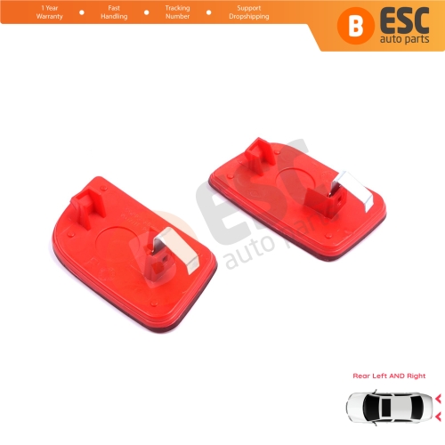 Rear Right Left Side Bumper Reflex Reflector for Renault Master 3 Scenic 2 Nissan NV400 Interstar Vauxhall Opel Movano B X62 8200152642 8200152643