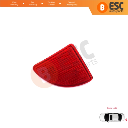 Rear Left Side Bumper Reflex Reflector for Renault Kangoo MK1 Express Nissan Kubistar X76 Dacia Logan MK1 KS MCV Van 2004-2008 7700308720