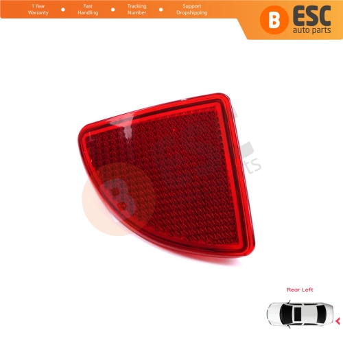 Rear Left Side Bumper Reflex Reflector for Renault Kangoo MK1 Express Nissan Kubistar X76 Dacia Logan MK1 KS MCV Van 2004-2008 7700308720