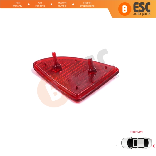 Rear Left Side Bumper Reflex Reflector for Renault Kangoo MK1 Express Nissan Kubistar X76 Dacia Logan MK1 KS MCV Van 2004-2008 7700308720
