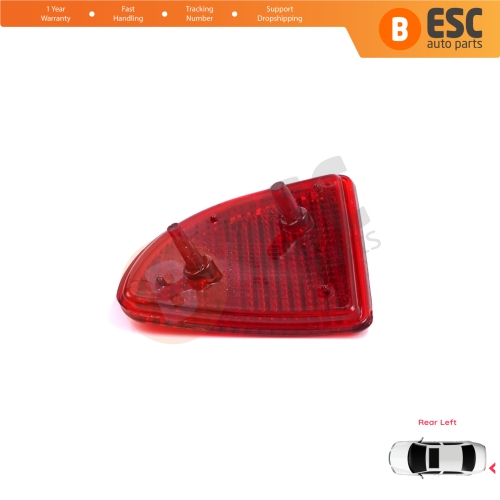 Rear Left Side Bumper Reflex Reflector for Renault Kangoo MK1 Express Nissan Kubistar X76 Dacia Logan MK1 KS MCV Van 2004-2008 7700308720