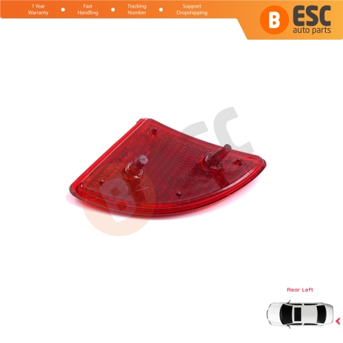 Rear Left Side Bumper Reflex Reflector for Renault Kangoo MK1 Express Nissan Kubistar X76 Dacia Logan MK1 KS MCV Van 2004-2008 7700308720