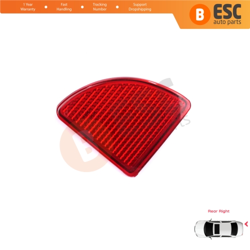Rear Right Side Bumper Reflex Reflector for Renault Kangoo MK1 Express Nissan Kubistar X76 Dacia Logan MK1 KS MCV Van 2004-2008 7700308719