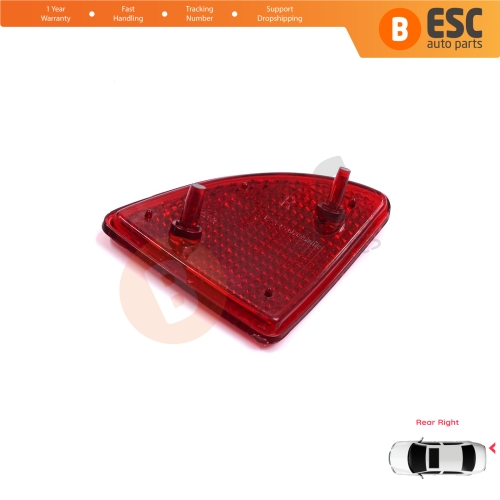 Rear Right Side Bumper Reflex Reflector for Renault Kangoo MK1 Express Nissan Kubistar X76 Dacia Logan MK1 KS MCV Van 2004-2008 7700308719