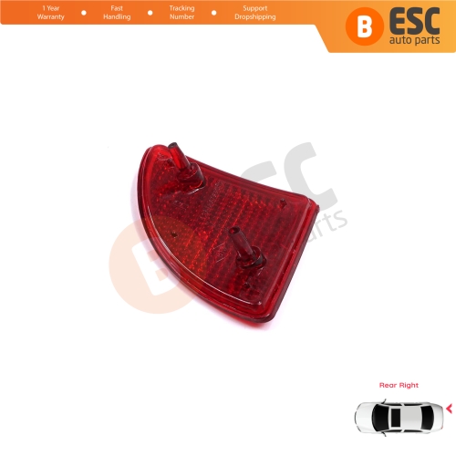 Rear Right Side Bumper Reflex Reflector for Renault Kangoo MK1 Express Nissan Kubistar X76 Dacia Logan MK1 KS MCV Van 2004-2008 7700308719