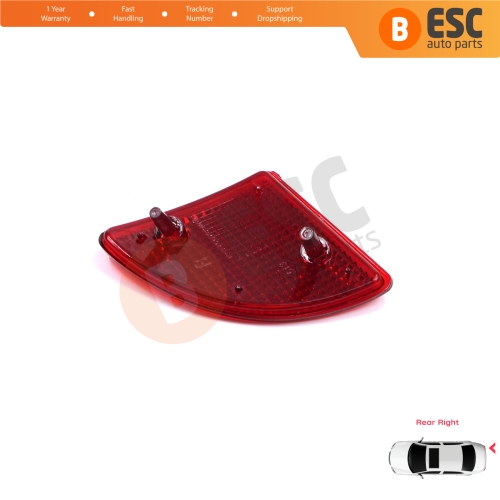 Rear Right Side Bumper Reflex Reflector for Renault Kangoo MK1 Express Nissan Kubistar X76 Dacia Logan MK1 KS MCV Van 2004-2008 7700308719