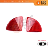 Rear Left Right Side Bumper Reflex Reflector for Renault Kangoo MK1 Express Nissan Kubistar X76 Dacia Logan MK1 KS MCV Van 2004-2008 77003087207700308719