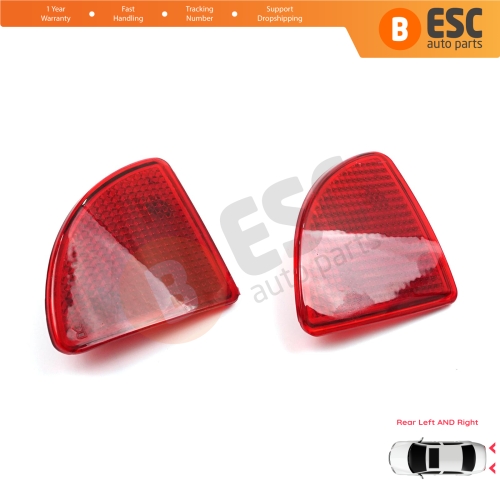 Rear Left Right Side Bumper Reflex Reflector for Renault Kangoo MK1 Express Nissan Kubistar X76 Dacia Logan MK1 KS MCV Van 2004-2008 77003087207700308719