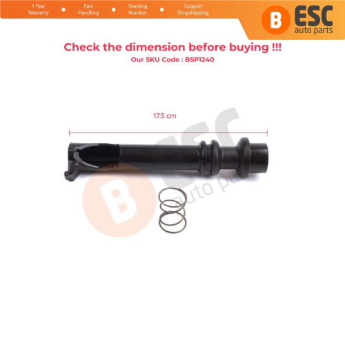 Manual Gear Shift Selector Reverse Gear Engagement Rod with Spring for Renault Dacia Duster MK1 HS 2010-2021 341404375R