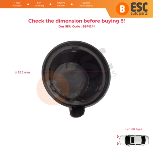 Front Headlight Lamp Bulb Dust Cap Cover for Renault 9 R9 L42 1981-1993 7701029560