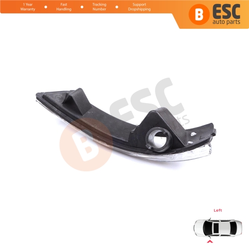 Left Side Door Wing Mirror White Clear Indicator Lamp Lens for Ford Focus 2007-2020 Mondeo MK4 2007-2015 8M5113B383AA