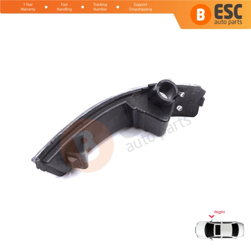 Right Side Door Wing Mirror White Clear Indicator Lamp Lens for Ford Focus 2007-2020 Mondeo MK4 2007-2015 8M5113B384AA