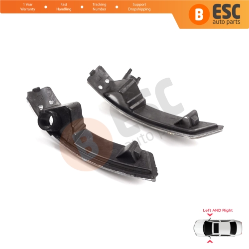 Side Door Wing Mirror White Clear Indicator Lamp Lens Left Right for Ford Focus 2007-2020 Mondeo MK4 2007-2015 1872845 1872847 