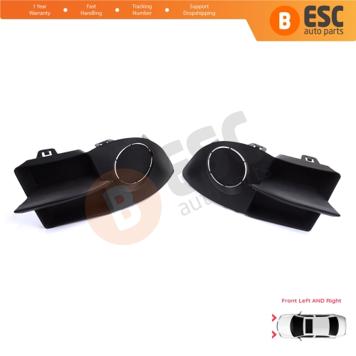 Front Bumper Fog Light Frame Housing Left Right for Renault Clio II Phase 4 Symbol MK1 Campus 2006-2008 7702295498