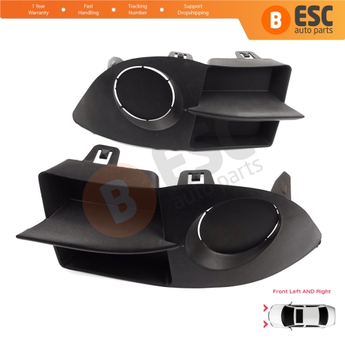 Front Bumper Fog Light Frame Housing Left Right for Renault Clio II Phase 4 Symbol MK1 Campus 2006-2008 7702295498