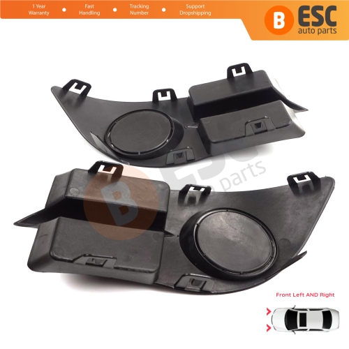Front Bumper Fog Light Frame Housing Left Right for Renault Clio II Phase 4 Symbol MK1 Campus 2006-2008 7702295498