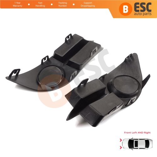 Front Bumper Fog Light Frame Housing Left Right for Renault Clio II Phase 4 Symbol MK1 Campus 2006-2008 7702295498