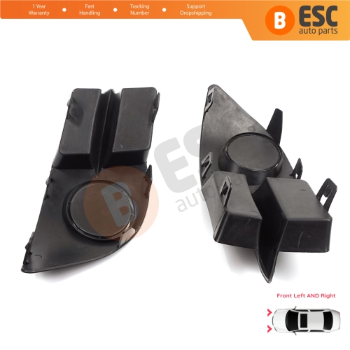 Front Bumper Fog Light Frame Housing Left Right for Renault Clio II Phase 4 Symbol MK1 Campus 2006-2008 7702295498