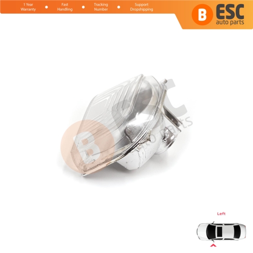 Left Side Door Wing Mirror White Clear Indicator Lamp Lens for Mercedes Sprinter MK3 907 910 2018-On 9109064700