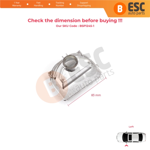 Left Side Door Wing Mirror White Clear Indicator Lamp Lens for Mercedes Sprinter MK3 907 910 2018-On 9109064700