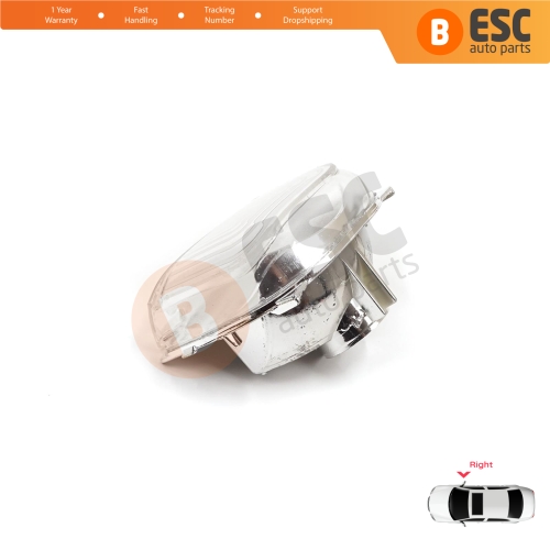 Right Side Door Wing Mirror White Clear Indicator Lamp Lens for Mercedes Sprinter MK3 907 910 2018-On 9109064600