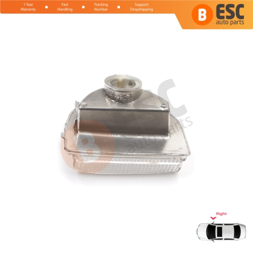 Right Side Door Wing Mirror White Clear Indicator Lamp Lens for Mercedes Sprinter MK3 907 910 2018-On 9109064600