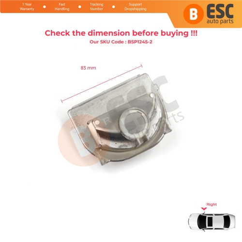 Right Side Door Wing Mirror White Clear Indicator Lamp Lens for Mercedes Sprinter MK3 907 910 2018-On 9109064600