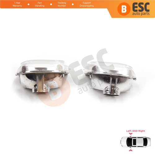 Side Door Wing Mirror White Clear Indicator Lamp Lens Left Right for Mercedes Sprinter MK3 907 910 2018-On 9109064700 9109064600