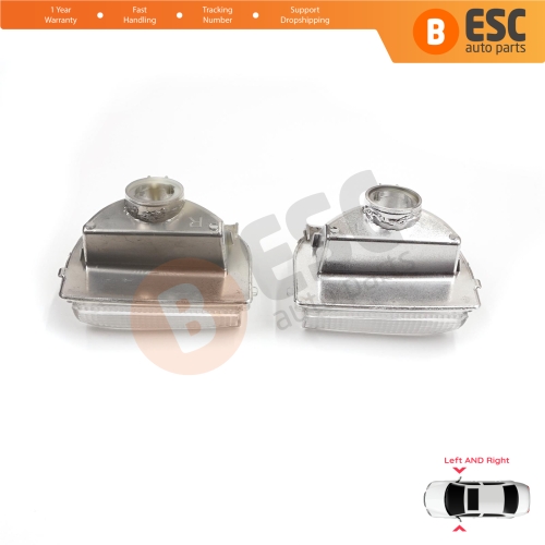 Side Door Wing Mirror White Clear Indicator Lamp Lens Left Right for Mercedes Sprinter MK3 907 910 2018-On 9109064700 9109064600