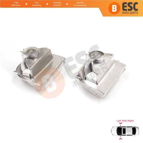 Side Door Wing Mirror White Clear Indicator Lamp Lens Left Right for Mercedes Sprinter MK3 907 910 2018-On 9109064700 9109064600