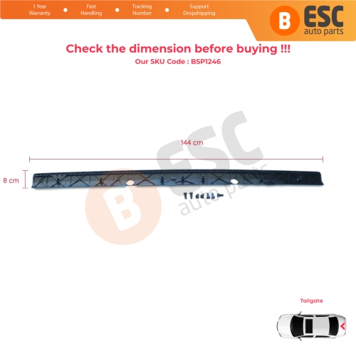 Rear Panel Door Sill Trim Bottom Plate for Mercedes Sprinter W901 W902 W903 W904 VW LT MK2 1996-2006 9017660119
