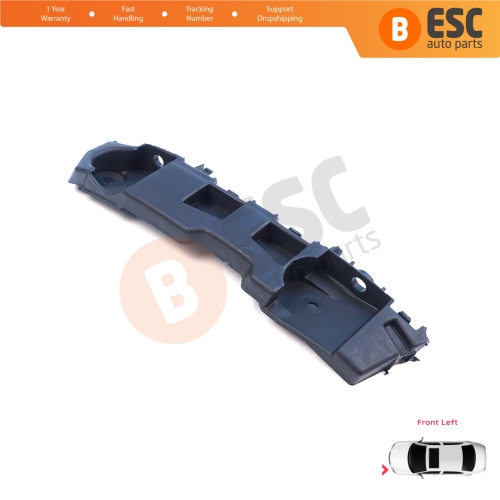 Front Left Bumper Mount Holder Support Bracket for Renault Dacia Logan Sandero Stepway MK2 Symbol MK3 Facelift 2017-On  631438295R