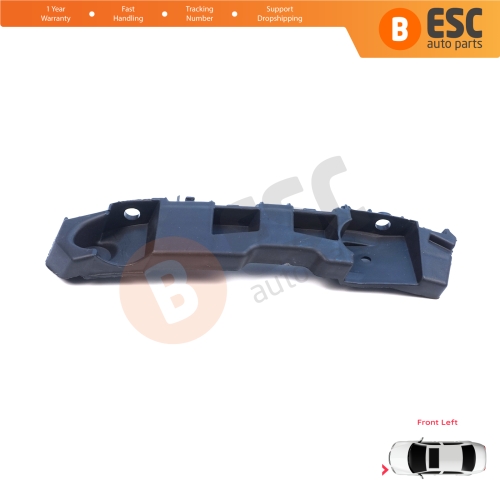 Front Left Bumper Mount Holder Support Bracket for Renault Dacia Logan Sandero Stepway MK2 Symbol MK3 Facelift 2017-On  631438295R
