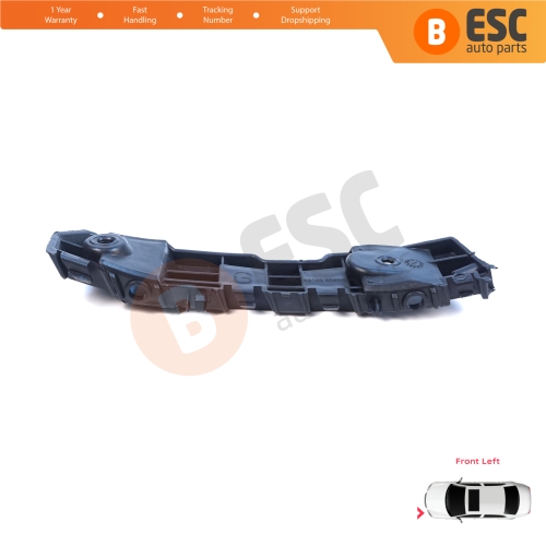 Front Left Bumper Mount Holder Support Bracket for Renault Dacia Logan Sandero Stepway MK2 Symbol MK3 Facelift 2017-On  631438295R