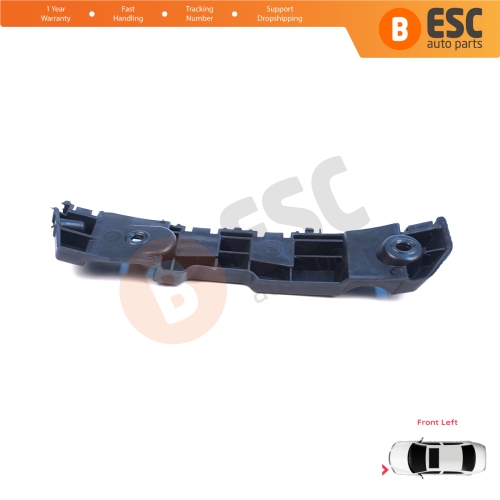 Front Left Bumper Mount Holder Support Bracket for Renault Dacia Logan Sandero Stepway MK2 Symbol MK3 Facelift 2017-On  631438295R
