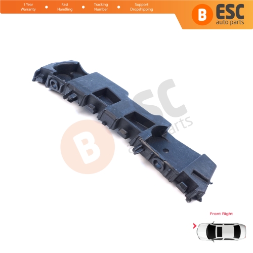 Front Right Bumper Mount Holder Support Bracket for Renault Dacia Logan Sandero Stepway MK2 Symbol MK3 Facelift 2017-On  631427999R